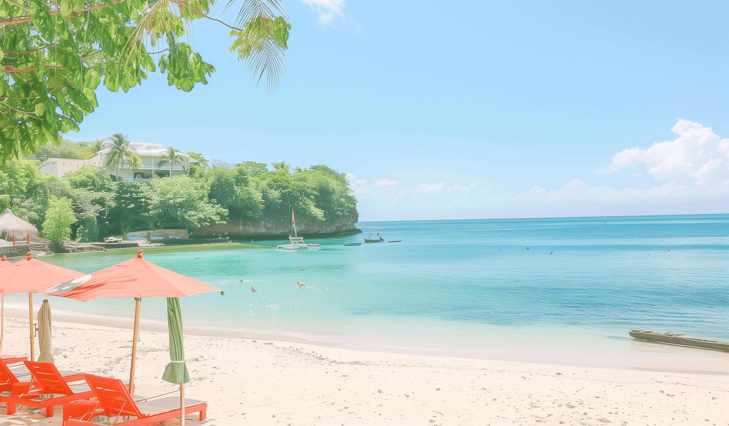 Plage paradisiaque de Guadeloupe Plage paradisiaque de Guadeloupe